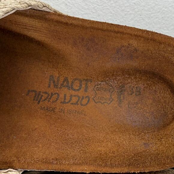 NAOT Women's Double Braided Strap Sandals Slide Slip-On Size 38 / US 7 - Picture 8 of 8